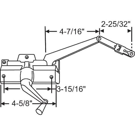 Strybuc Split Arm Casement Operator 750-1361316